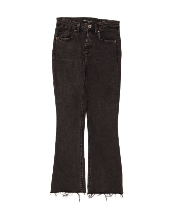 ZARA Womens Bootcut Jeans EU 34 2XS W24 L26 Grey Vintage Zara and Second-Hand Zara from Messina Hembry 