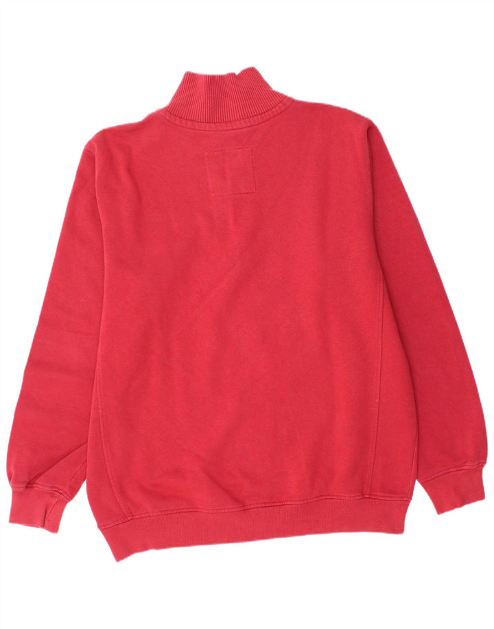 Męska bluza zapinana na zamek ROADSIGN AUSTRALIA, duża, czerwona, bawełniana