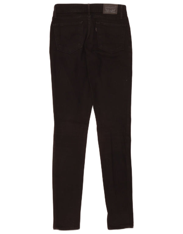 Damskie jeansy LEVI'S 711 Skinny W26 L30 Czarna bawełna