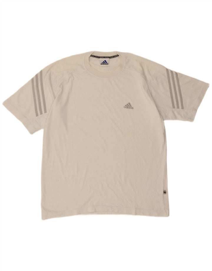 Adidas Męski T-shirt Top Duży Biały