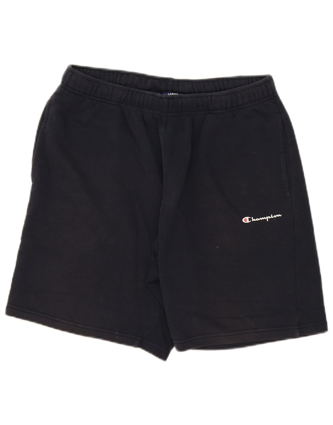Champion Mens Sport Shorts Large Navy Blue Cotton