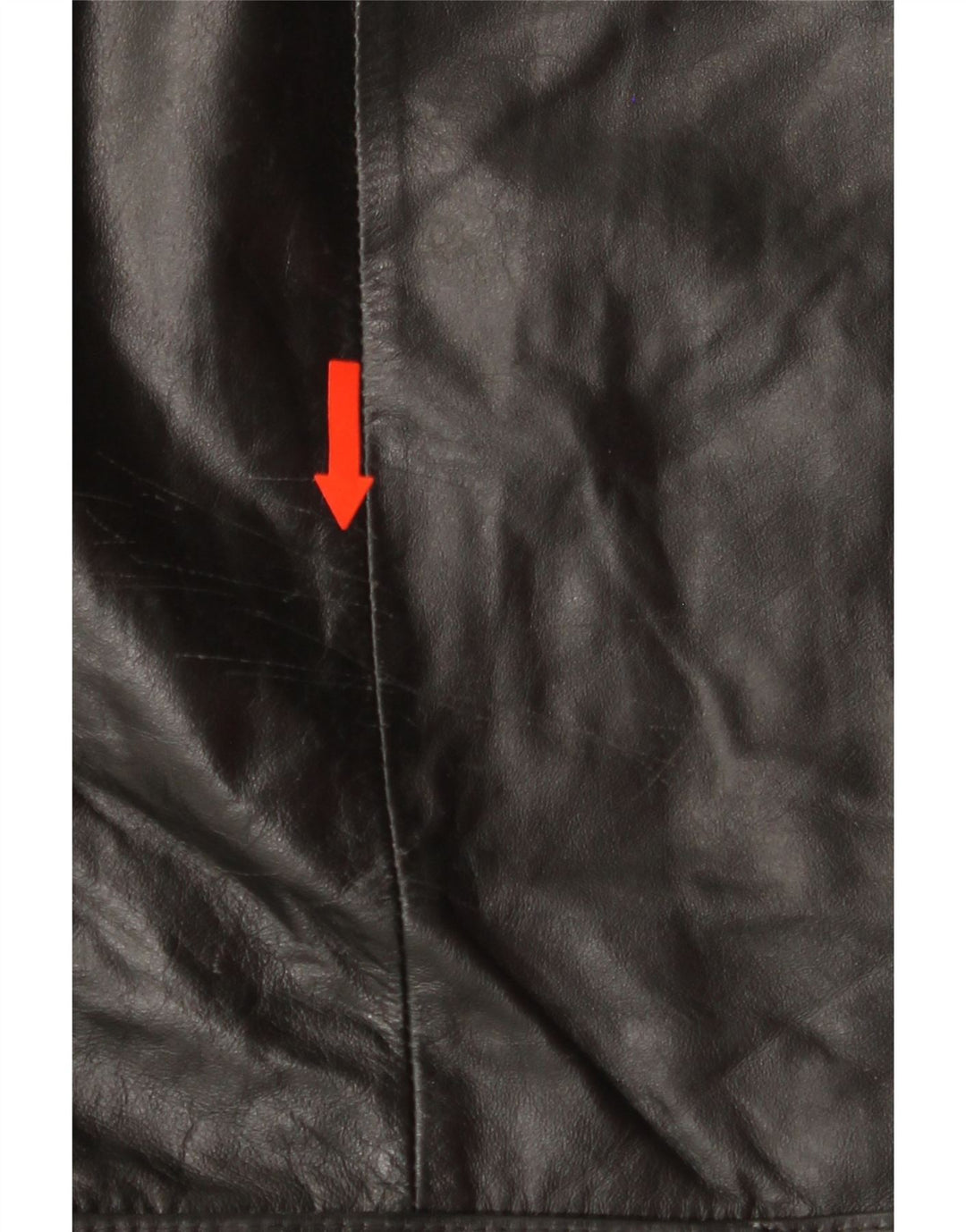 VINTAGE Womens Leather Coat UK 18 XL Black Vintage Vintage and Second-Hand Vintage from Messina Hembry 