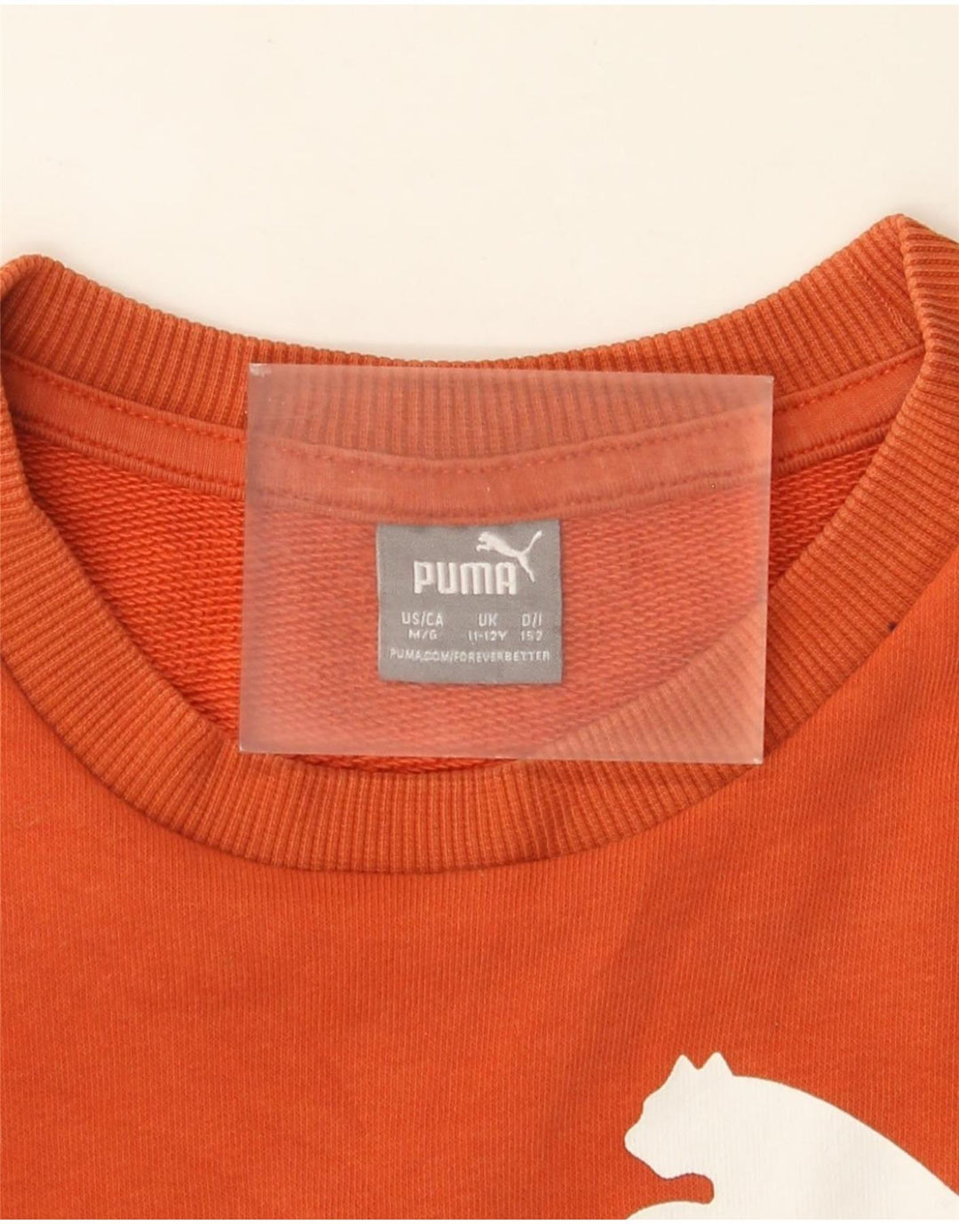 Chłopięca bluza z grafiką Puma, 11-12 lat, pomarańczowa