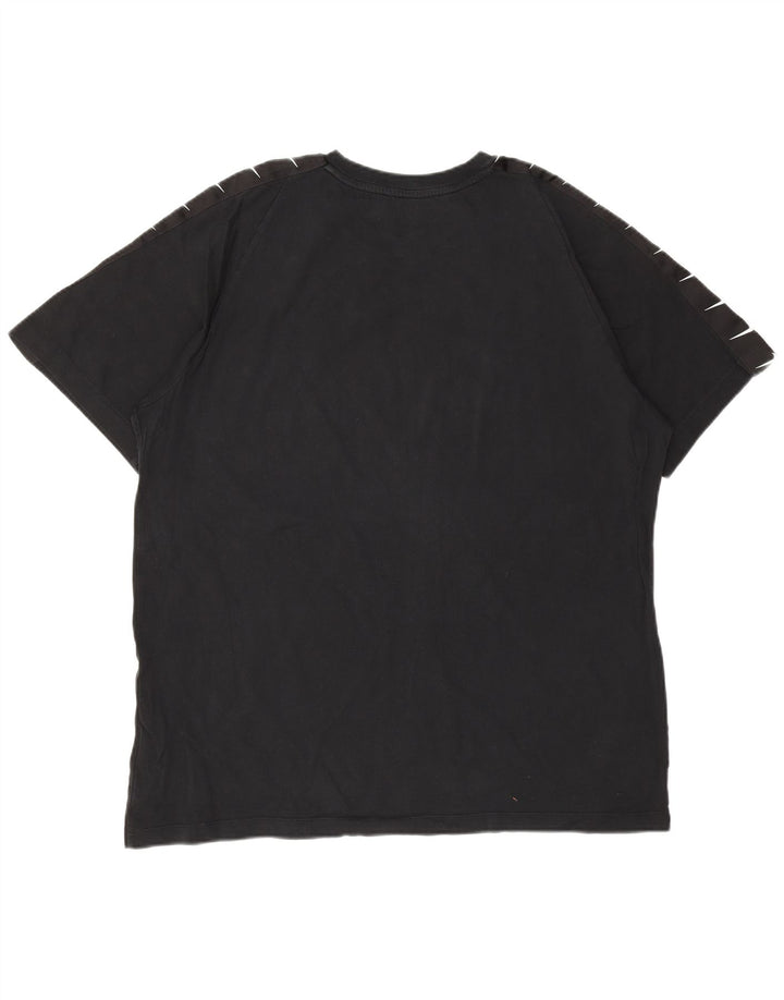 Męski T-shirt z grafiką NIKE, XL, czarna, bawełniana