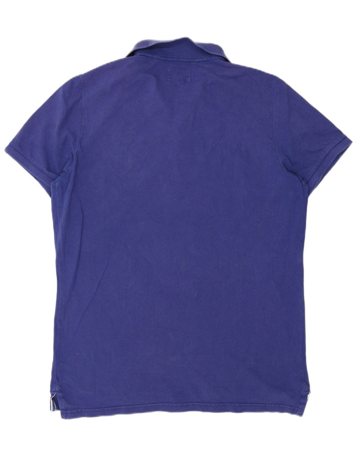 Męska koszulka polo Superdry 2XL, niebieska, bawełniana