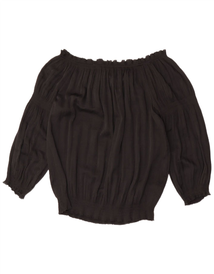 Damska bluzka Calvin Klein z odkrytymi ramionami, UK 18 XL, czarna