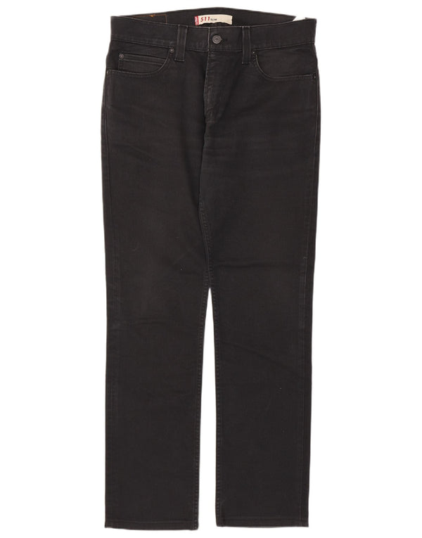 Męskie jeansy LEVI'S 511 Slim W36 L34 Czarna bawełna