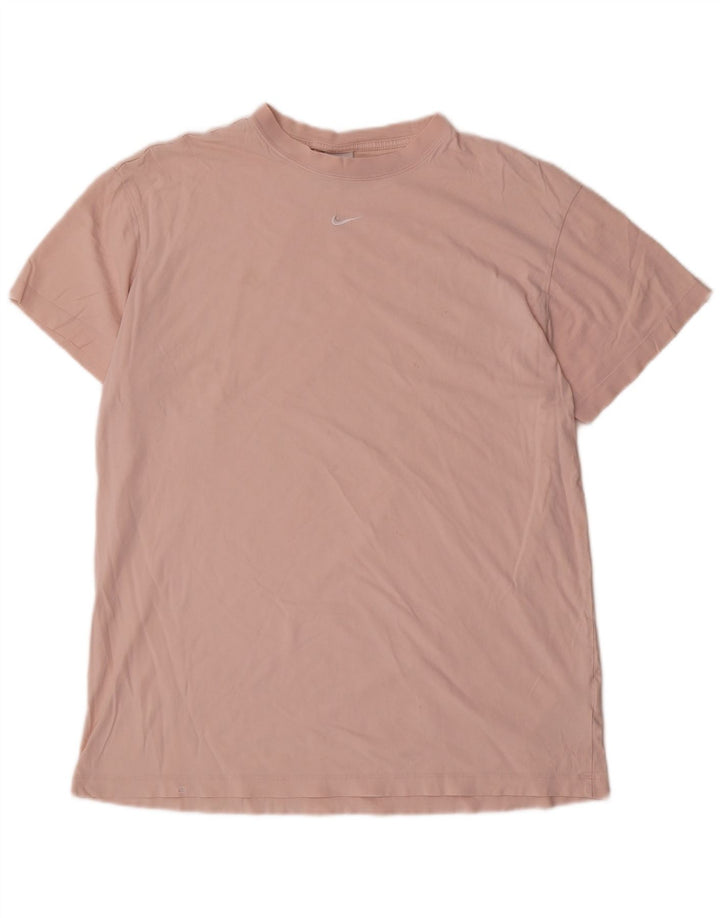 T-shirt męski Nike, duży, różowy, bawełniany