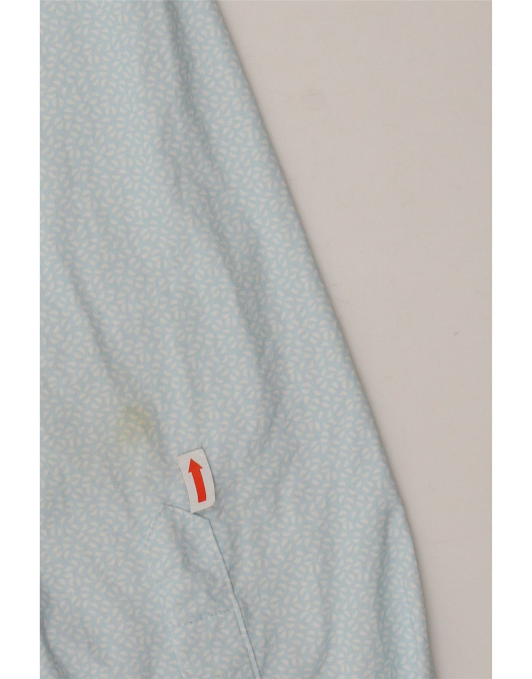 BONOBOS Męska koszula o sportowym kroju, duża, niebieska nylonowa w cętki