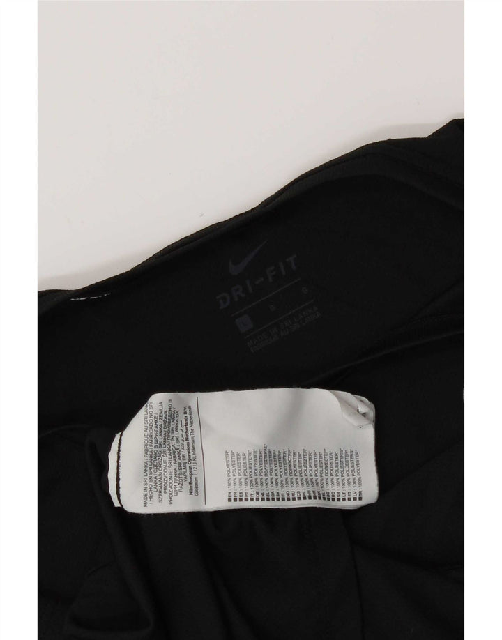 Damska koszulka Nike Dri Fit Top UK 14, duży, czarny poliester