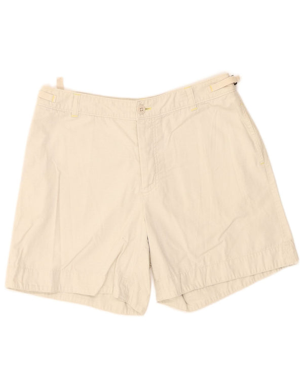 Damskie spodenki Chino Gap US 8 Medium W28, beżowa, bawełniana kratka