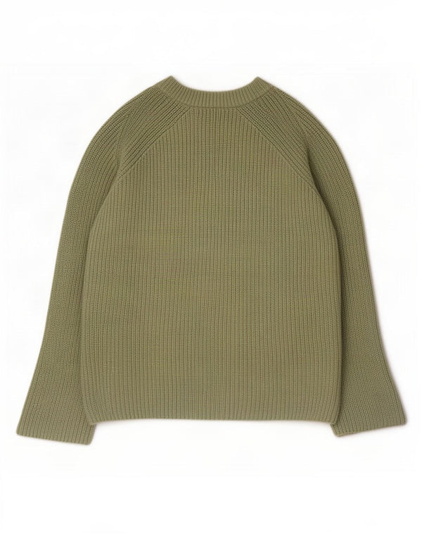 Marks & Spencer Damski sweter oversize z okrągłym dekoltem, UK 16, duży zielony