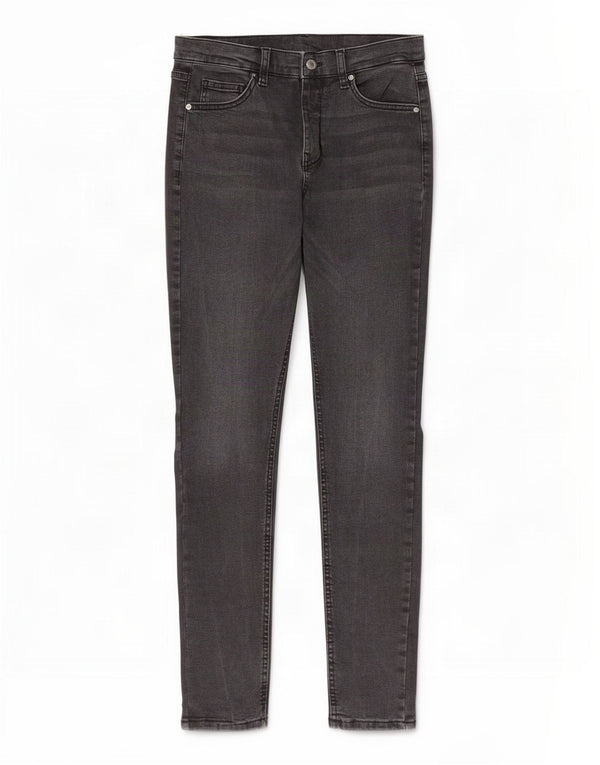 Damskie jeansy Skinny Topshop W28 L28 Szara bawełna
