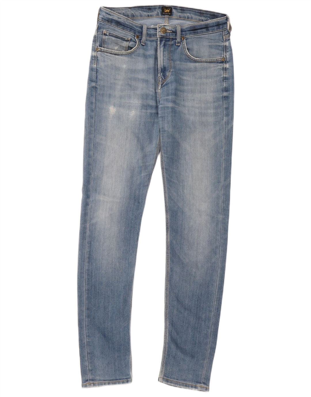 Męskie jeansy Lee Arvin Tapered W30 L34 z niebieskiej bawełny