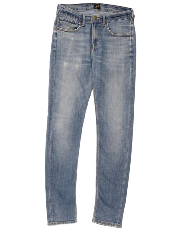 Męskie jeansy Lee Arvin Tapered W30 L34 z niebieskiej bawełny