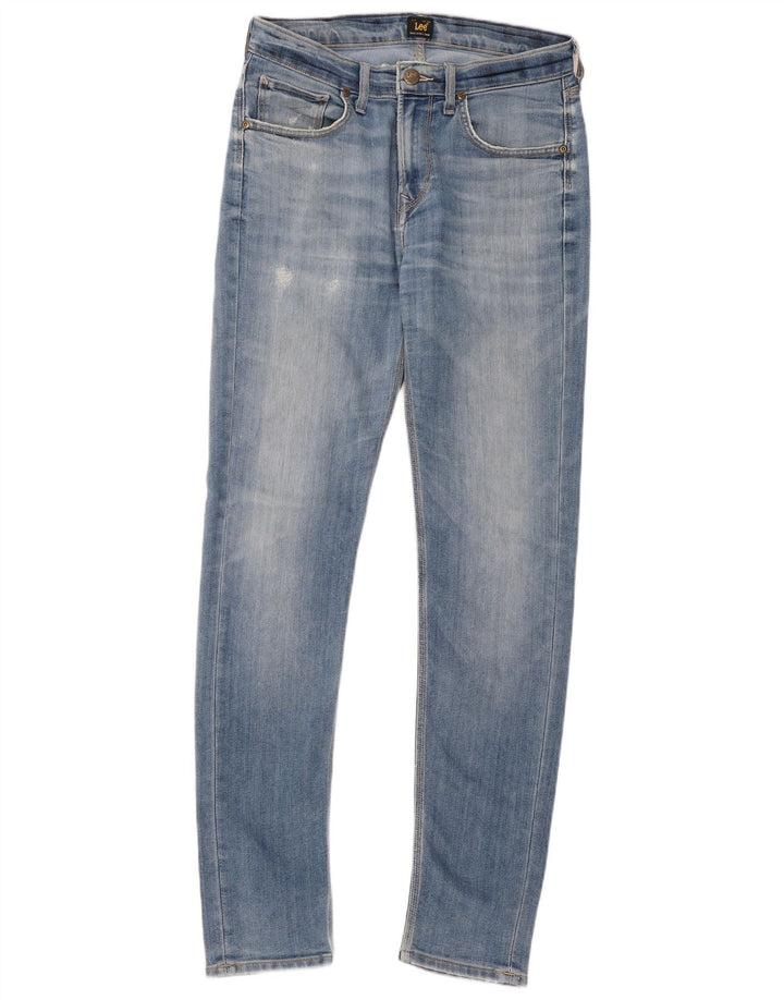 Męskie jeansy Lee Arvin Tapered W30 L34 z niebieskiej bawełny