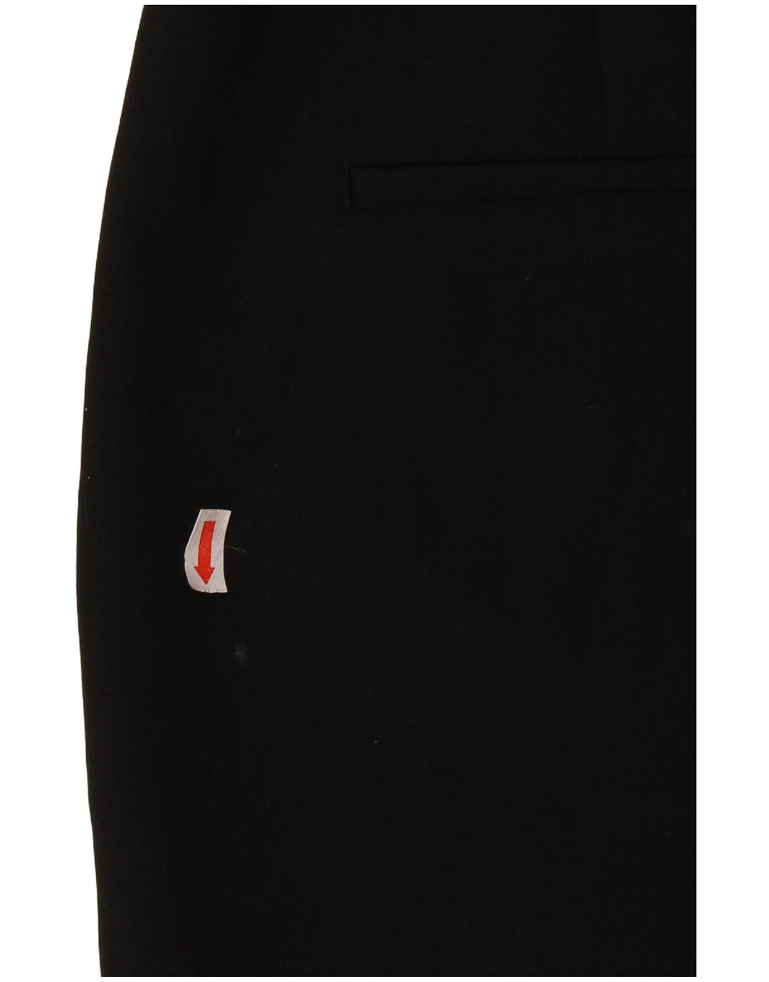 Damskie spodnie typu casual ZARA Bootcut, duże, czarne, z poliestru