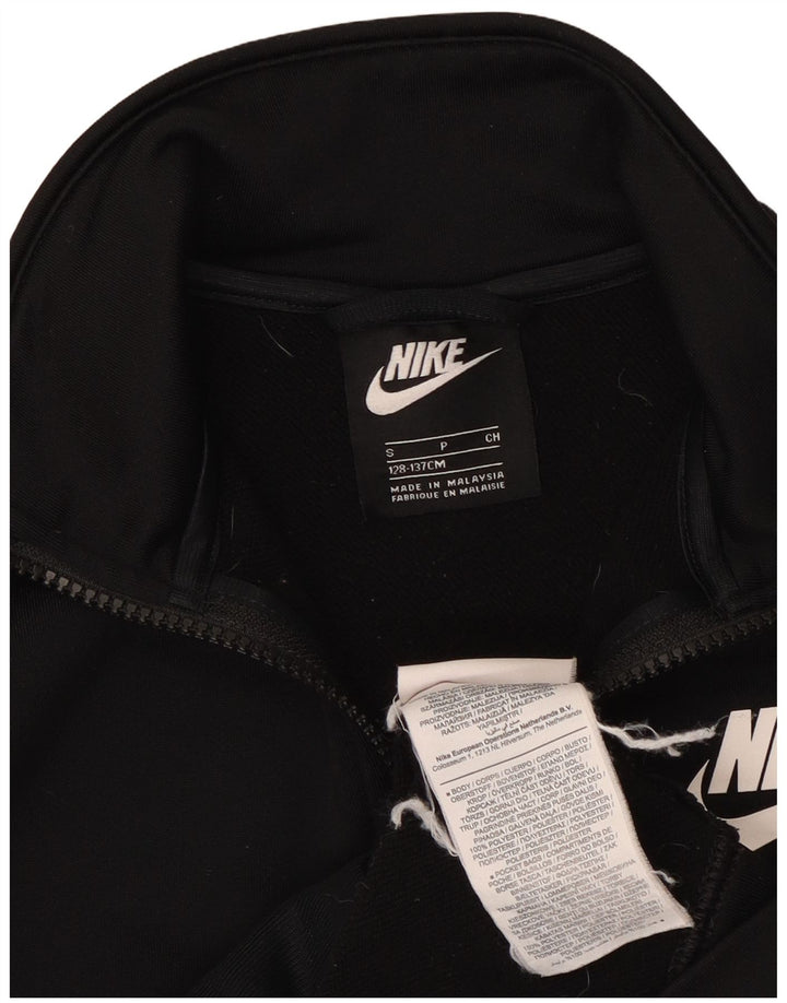 Chłopięca kurtka dresowa Nike 8-9 lat, mała, czarna, poliestrowa
