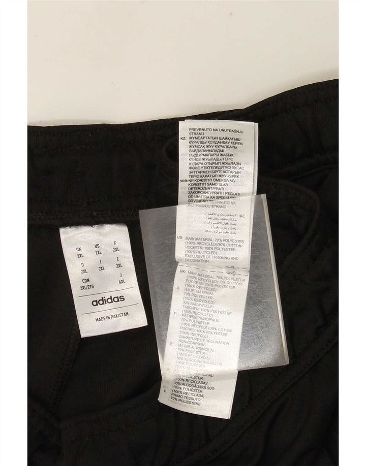 Męskie spodenki sportowe Adidas 2XL, czarny poliester