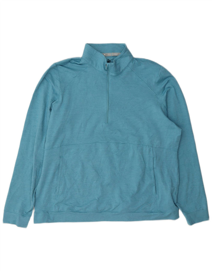 Damska bluza Puma z zamkiem błyskawicznym UK 20 2XL Niebieski poliester