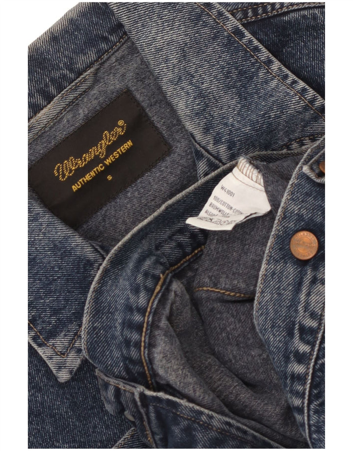 Męska kurtka dżinsowa Wrangler UK 36 Small, niebieska, bawełniana