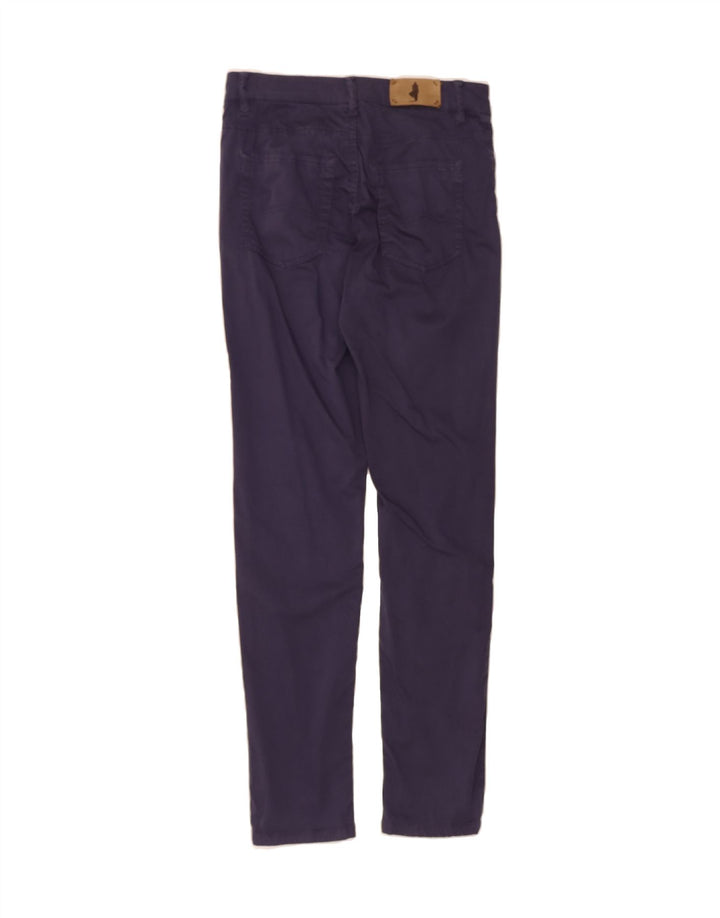 MARLBORO CLASSICS Womens Slim Casual Trousers W26 L30 Navy Blue Vintage Marlboro Classics and Second-Hand Marlboro Classics from Messina Hembry 
