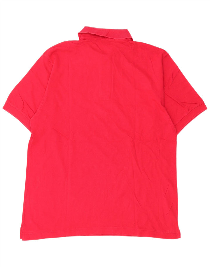 Męska koszulka polo Sergio Tacchini IT 48 Średnioróżowa bawełna