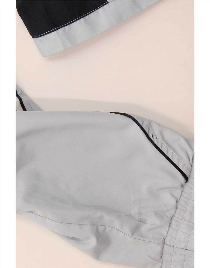 Adidas męska bluza dresowa, średnia niebieska, blok kolorów poliester