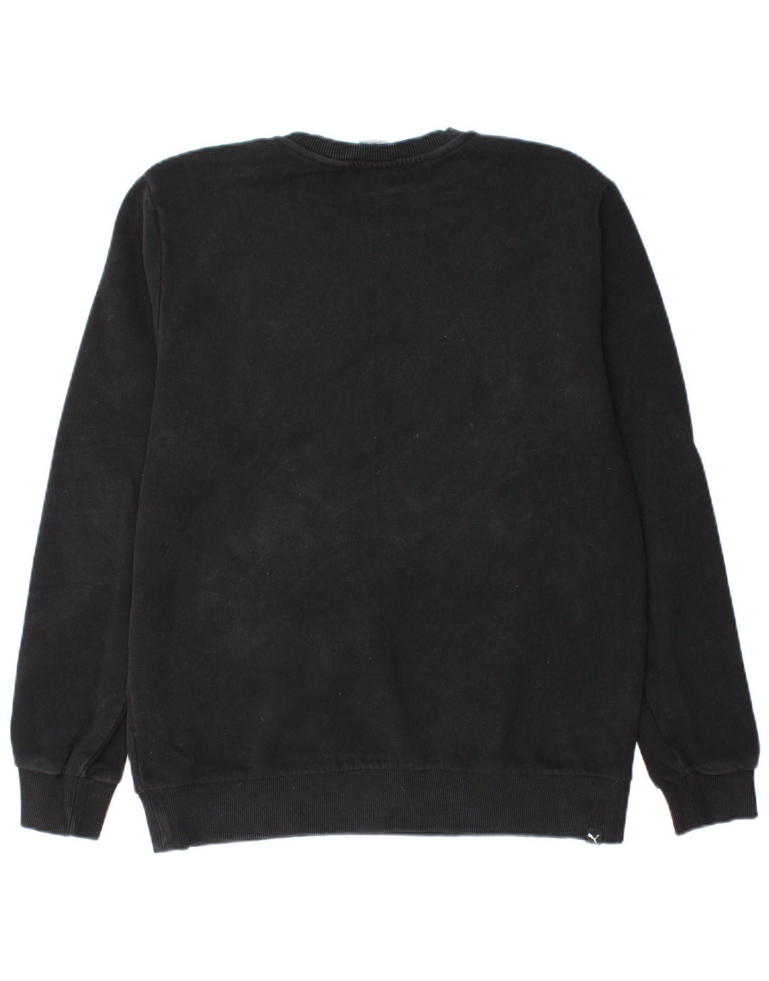 Męski sweter z grafiką PUMA, duży, czarny, bawełniany