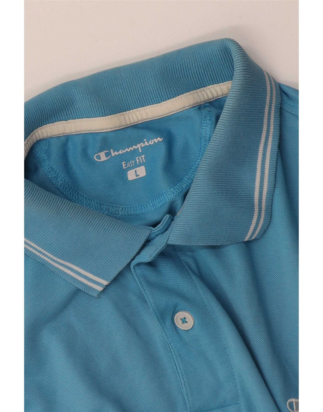 Męska koszulka polo Champion Easy Fit, duża niebieska