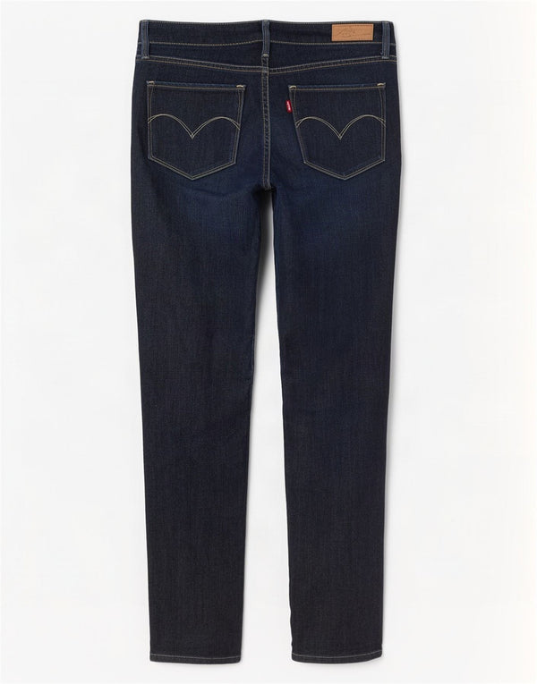 Damskie jeansy Levi's Slim W29 L32 Granatowa bawełna
