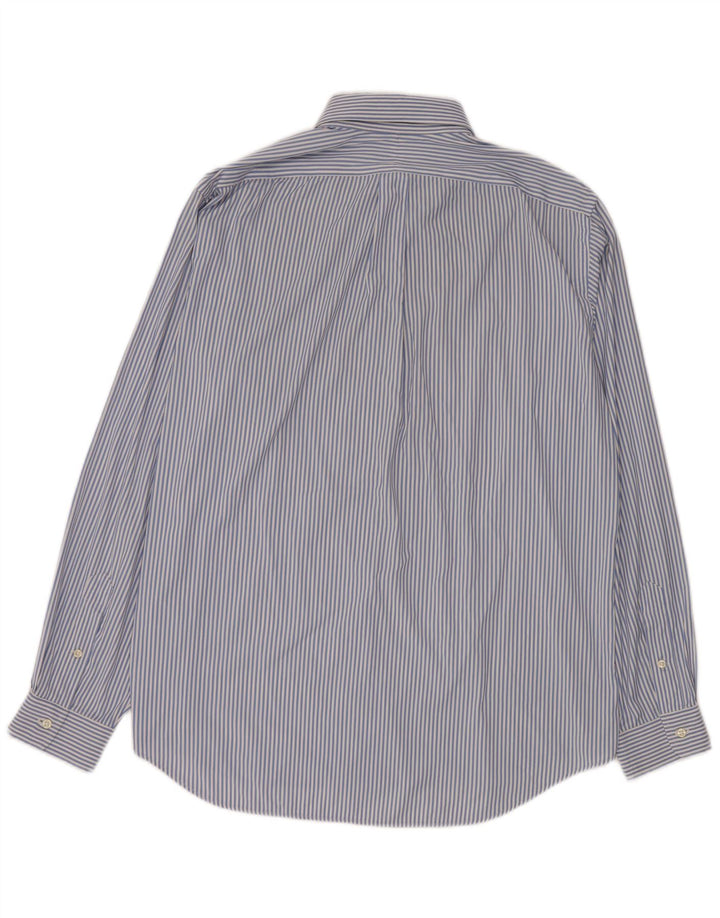 Koszula męska Ralph Lauren, duża, niebieska nylonowa w paski
