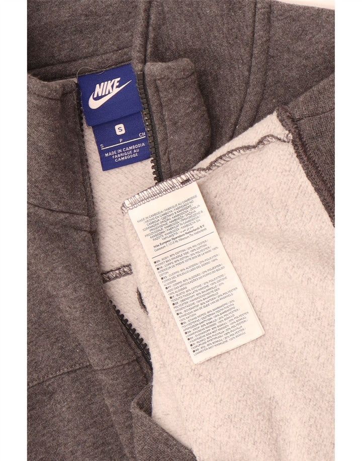 Męska bluza dresowa Nike, mała, szara, nakrapiana bawełna