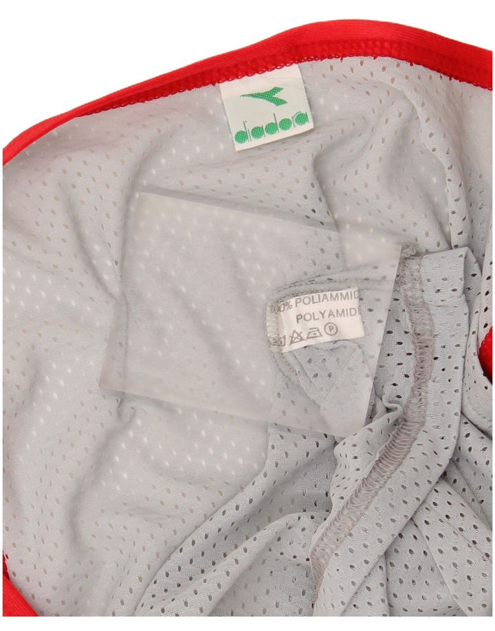 Męska kamizelka z grafiką Diadora, mała, wielobarwna, z blokami kolorów, poliamid