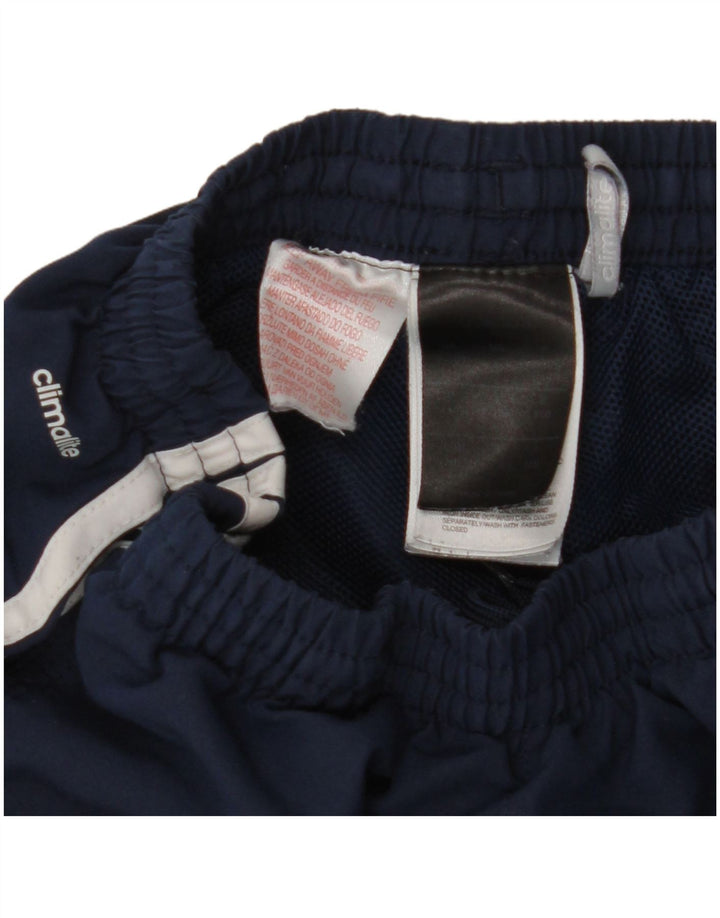 Chłopięce spodnie dresowe ADIDAS Climalite 9-10 lat, granatowe, poliestrowe