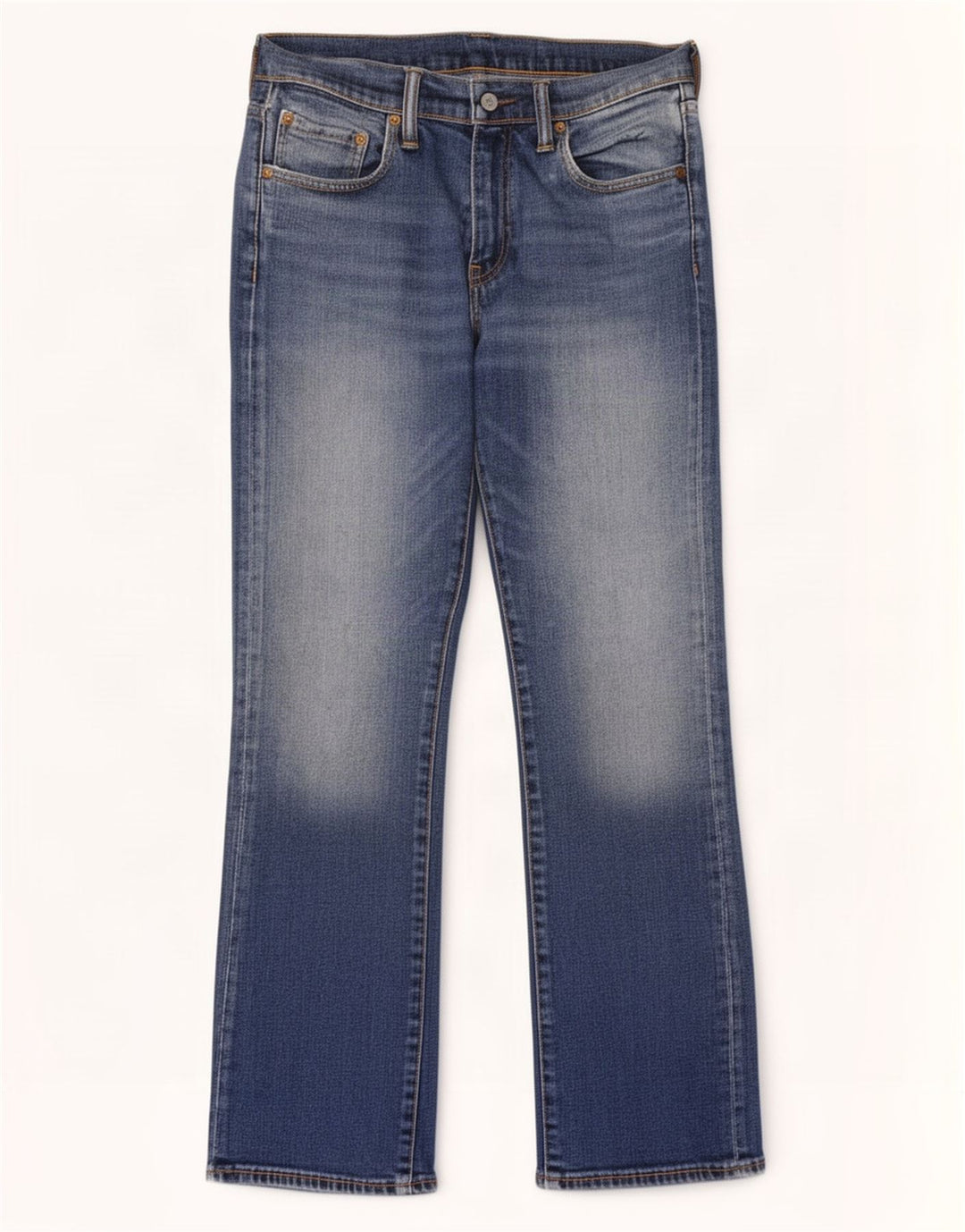 Męskie jeansy Levi's 527 Bootcut W30 L30 Niebieska bawełna