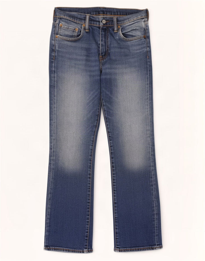 Męskie jeansy Levi's 527 Bootcut W30 L30 Niebieska bawełna