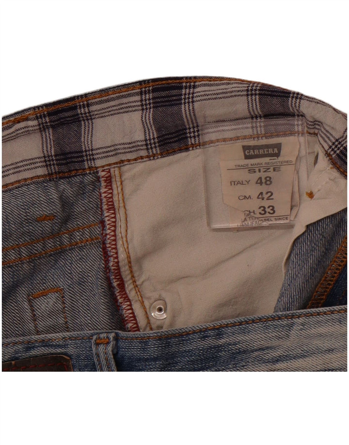 Męskie spodenki jeansowe CARRERA IT 48 Medium W33, niebieska bawełna