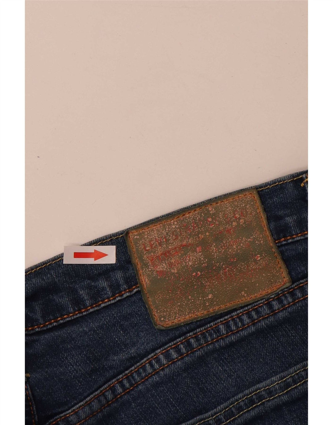 Męskie jeansy slim fit Levi's W34 L32 Niebieskie bawełniane