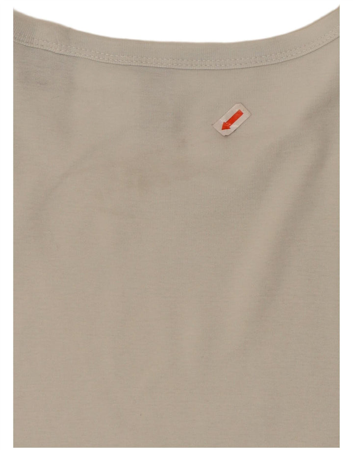 G-STAR Mens T-Shirt Top XL Off White Cotton