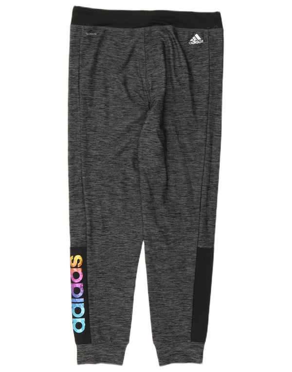 Adidas Dziewczęce Climalite Dresowe Spodnie Joggery 13-14 Lat XL Szare