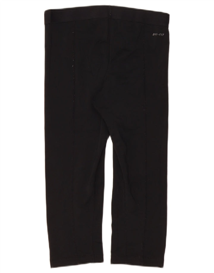 Damskie spodnie dresowe Nike Dri Fit UK 12, średni czarny poliester