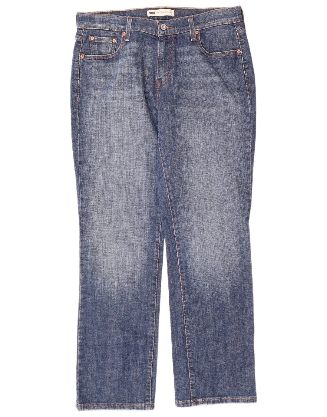 Damskie jeansy LEVI'S 505 Straight US 10 Large W32 L30 Niebieska bawełna