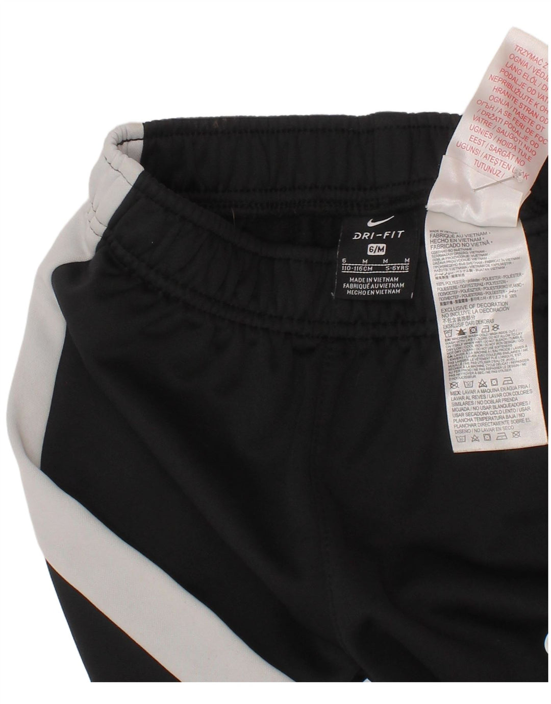 Męskie spodnie dresowe Nike Dri Fit, 5-6 lat, średnie czarne