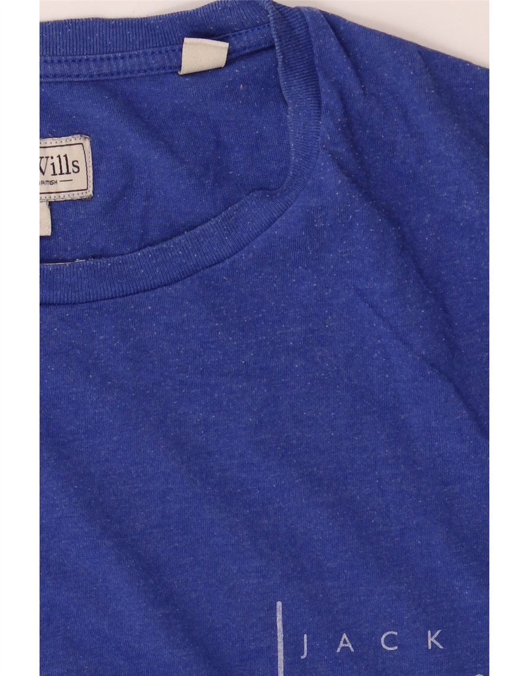 T-shirt męski Jack Wills, bawełniany, średni niebieski