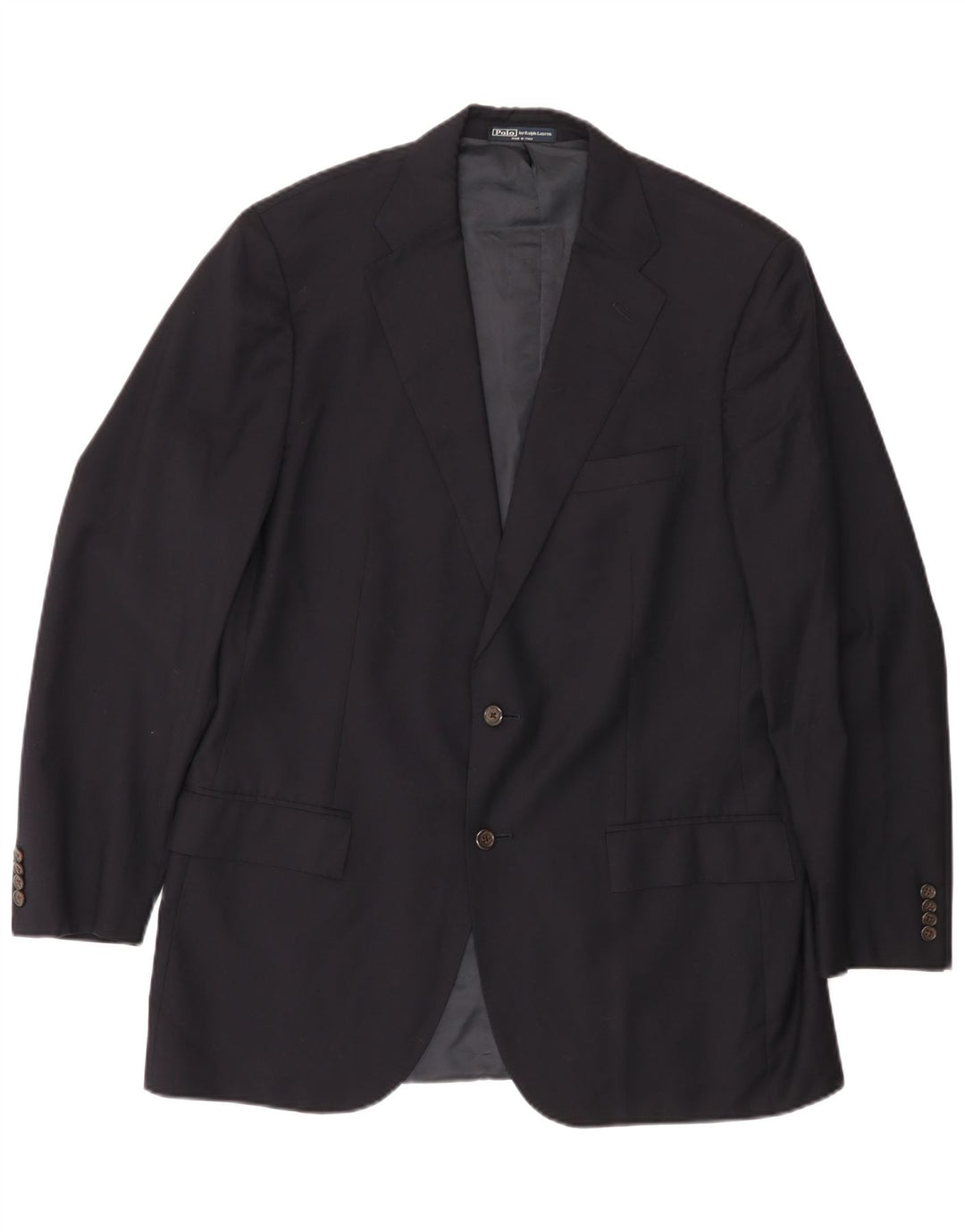 POLO RALPH LAUREN Męska marynarka zapinana na 2 guziki UK 44 2XL Granatowa wełna