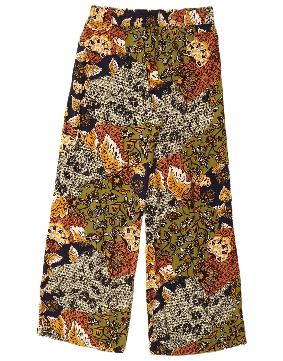 Spodnie damskie Esprit UK 12 Medium W30 L30 Wielokolorowa wiskoza w kwiaty