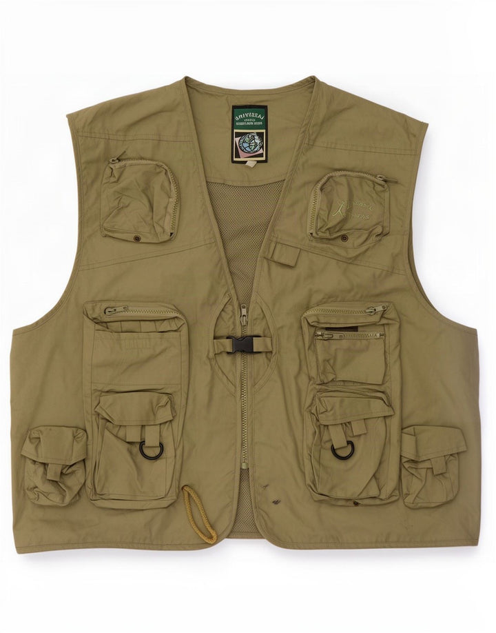 Męska kamizelka użytkowa IT 58 4XL, bawełniana khaki