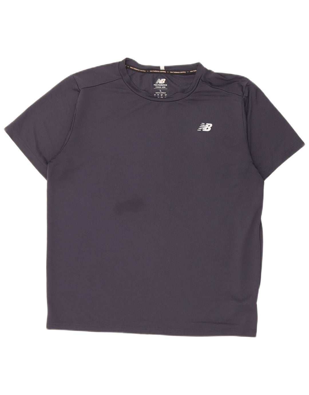 T-shirt męski New Balance, duży, granatowy, poliester