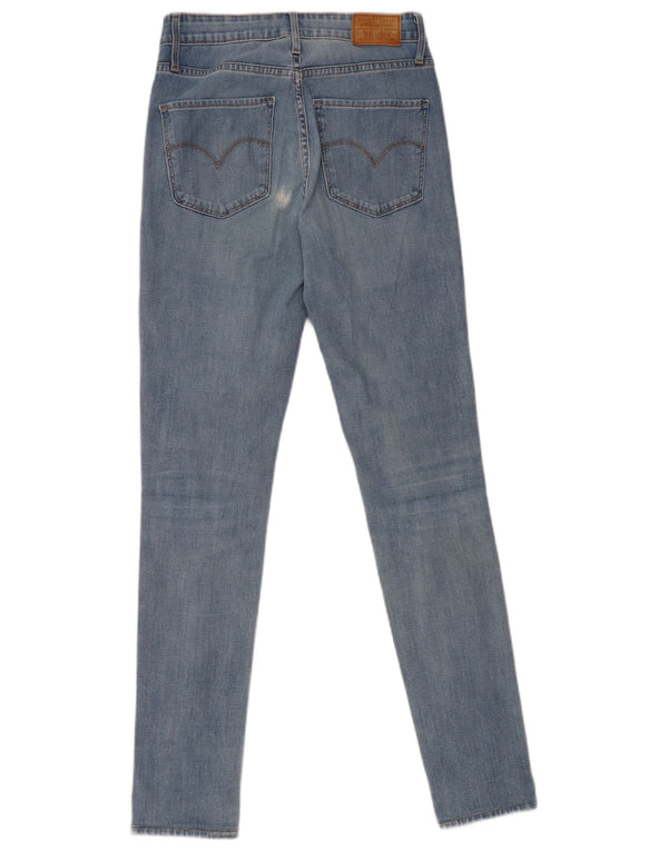 Damskie jeansy Levi's 721 z wysokim stanem W26 L32 Niebieska bawełna